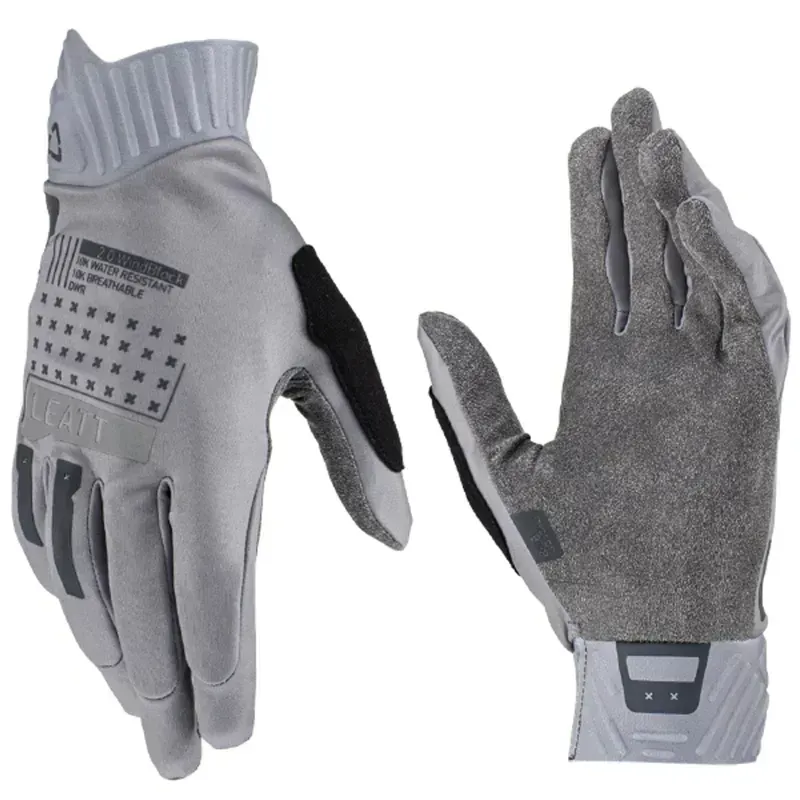 Leatt MTB Glove 2.0 Windblock Full Finger Gloves - Titanium Grey