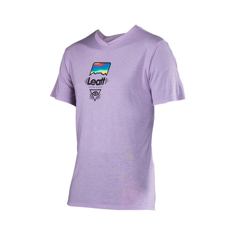 Leatt Gravity 1 MTB Short Sleeve Jersey - Lavender-2