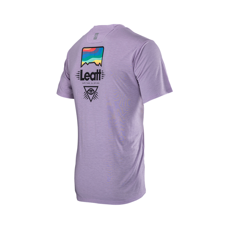 Leatt Gravity 1 MTB Short Sleeve Jersey - Lavender-4
