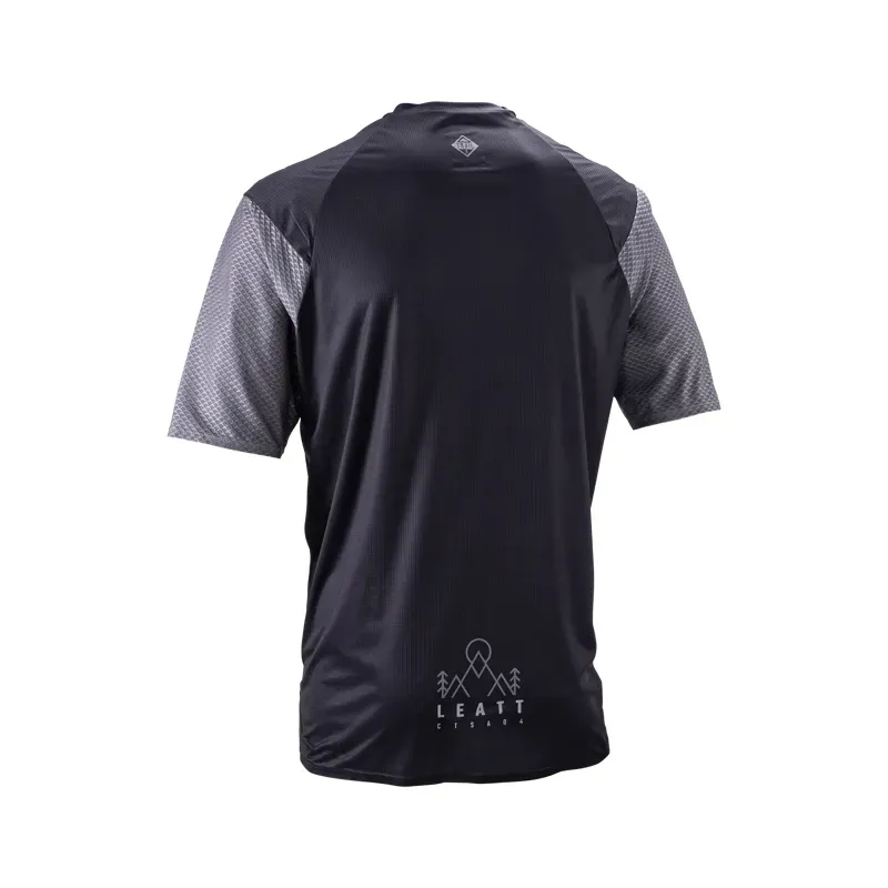 Leatt Trail 3.0 MTB Jersey in Ghost Black-1
