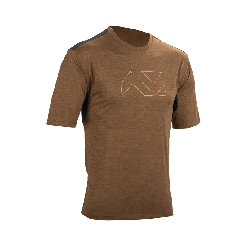 Leatt Trail 1.0 MTB Short Sleeve Jersey - Loam