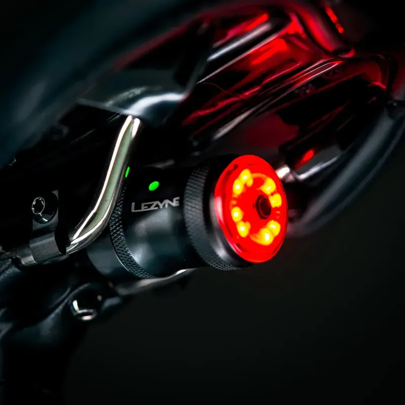 Lezyne Saddle Drive 250 Saddle Rail Mounted Rear Light - Black-7