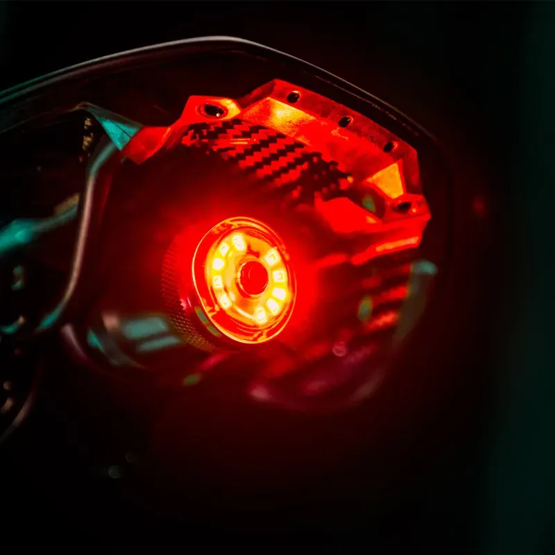 Lezyne Saddle Drive 250 Saddle Rail Mounted Rear Light - Black-9