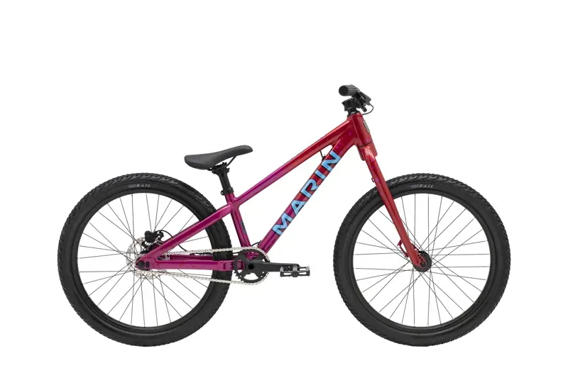 Marin Alcatraz Jr 24 Inch Dirt Jump Bike - Gloss British Red/ Pink