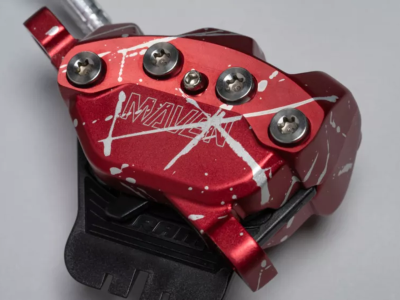 SRAM Maven Ultimate Stealth Expert Kit - Red Splashed Anodized-2
