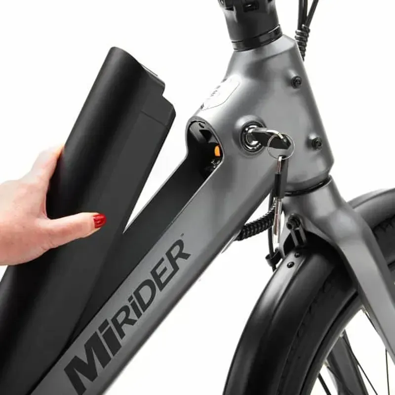 MiRider 24 Compact Step-Through E-Bike - Onyx Grey-2