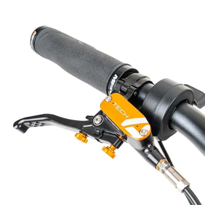 MiRider One Hope Edition Folding E.Bike - Onyx Grey/ Orange-9