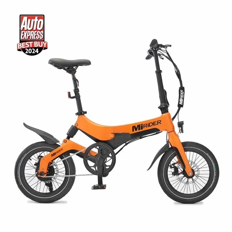 MiRiDER One 16 Folding E-Bike - Ember Orange