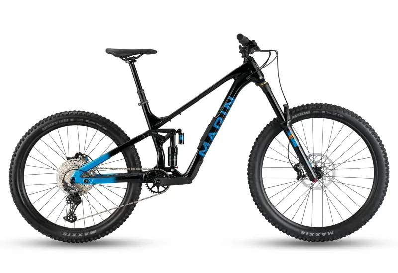 Marin Alpine Trail 1 Full Suspension Mountain Bike - Gloss Black/ Blue