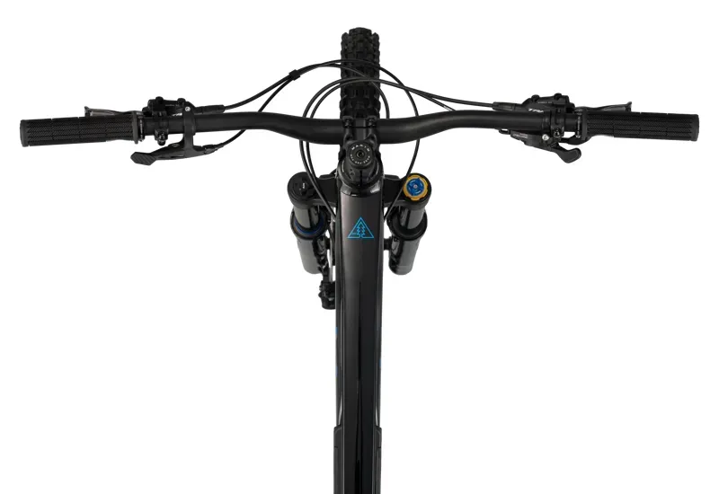 Marin Alpine Trail 1 Full Suspension Mountain Bike - Gloss Black/ Blue-3