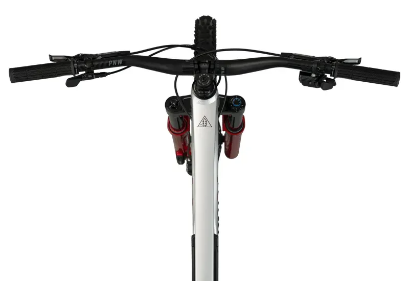 Marin Alpine Trail XR Full Suspension Mountain Bike - Silver/ Red/ White-2