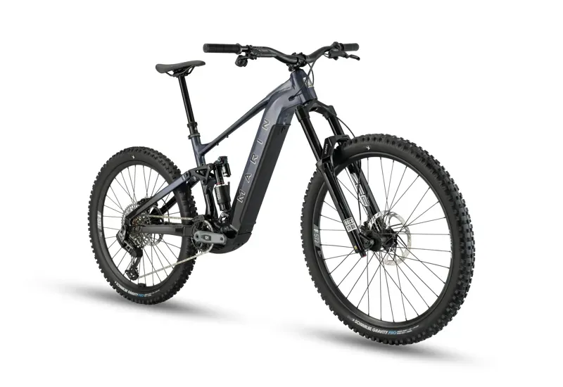 Marin Alpine Trail EXR Full Suspension E.Mountain Bike - Black/ Silver-1