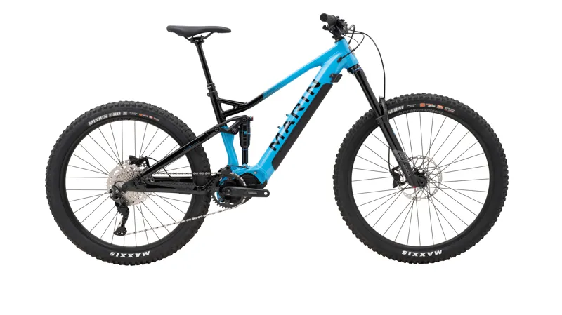 Marin Alpine Trail E Electric Mountain Bike - Blue/ Black