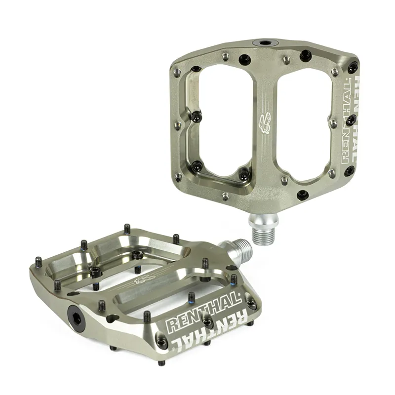 Renthal Revo-F Platform Pedals - AluGold