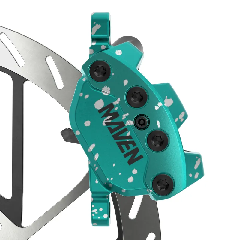 SRAM Maven Ultimate Stealth Expert Kit - Black/ Teal Splatter-4