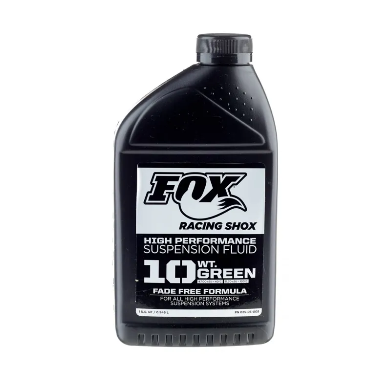 Fox 10 Weight Green High Performance Suspension Fluid - 32oz
