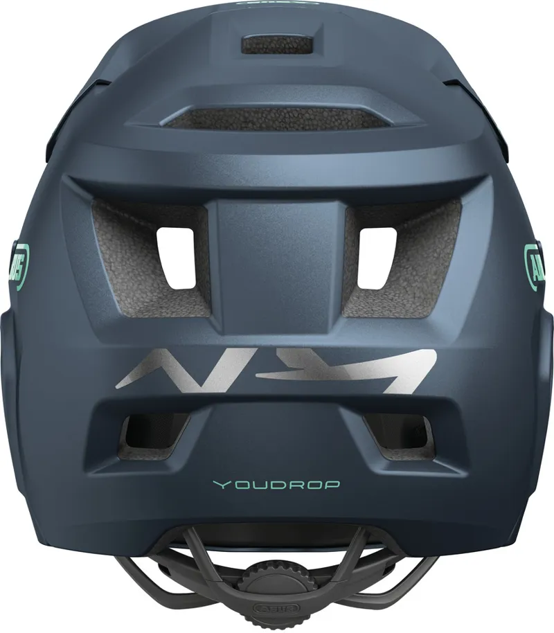 Abus YouDrop Full Face Removable Chinbar Kids Helmet - 48-55cm Small - Midnight Blue-2