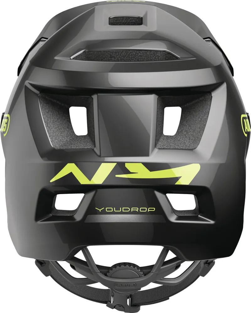 ABUS YouDrop Open Face Kids Helmet 48-55cm - Shiny Black-2