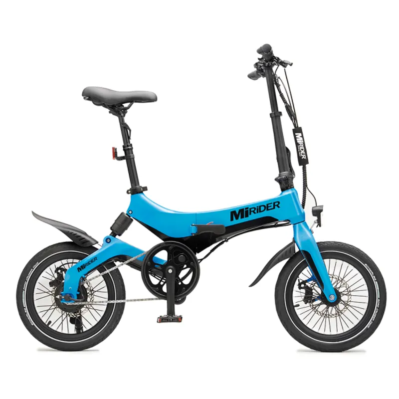 MiRiDER One 16 Folding E-Bike - Azure Blue