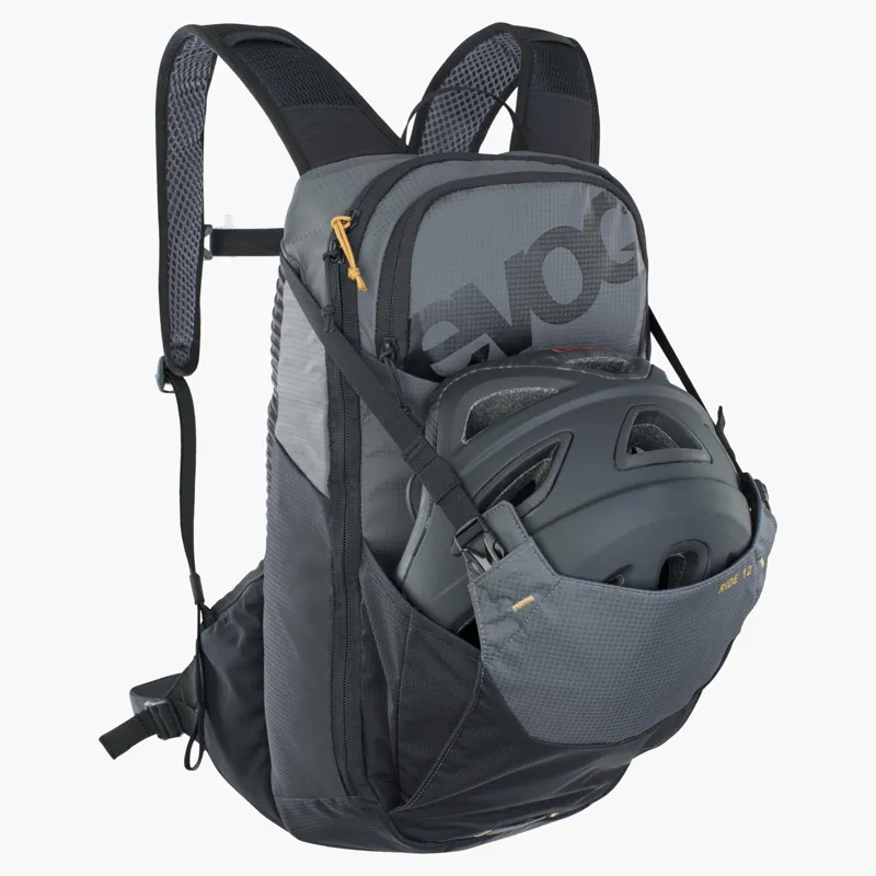 Evoc Ride Performance 12 Litre Backpack inc. 2 Litre Bladder - Carbon Grey/ Black-4