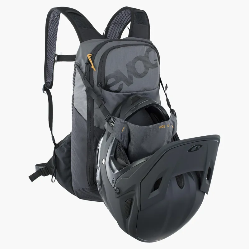 Evoc Ride Performance 12 Litre Backpack inc. 2 Litre Bladder - Carbon Grey/ Black-5