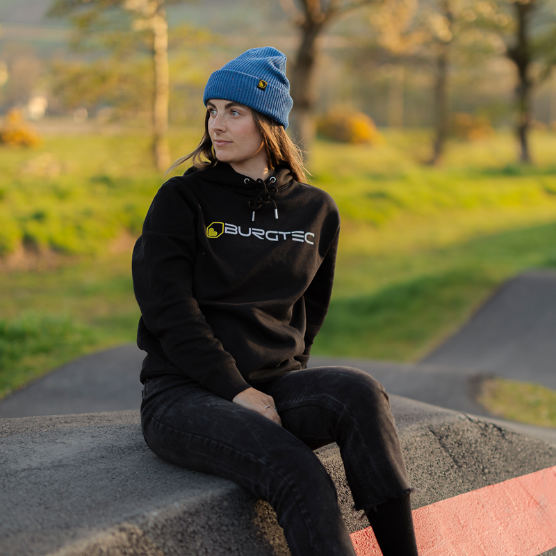 Burgtec Smuggler's Beanie - Blue Speckle-2