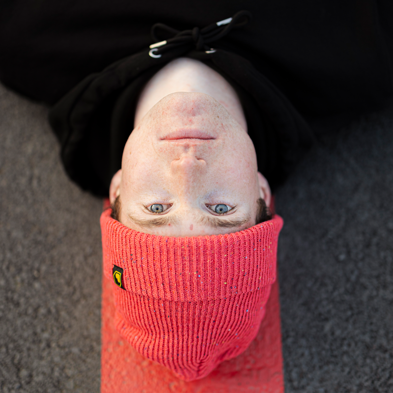 Burgtec Smuggler's Beanie - Raspberry Speckle-3