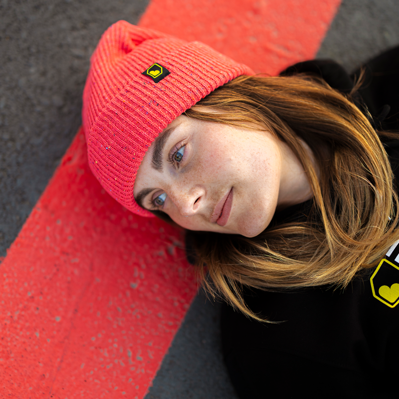 Burgtec Smuggler's Beanie - Raspberry Speckle-4