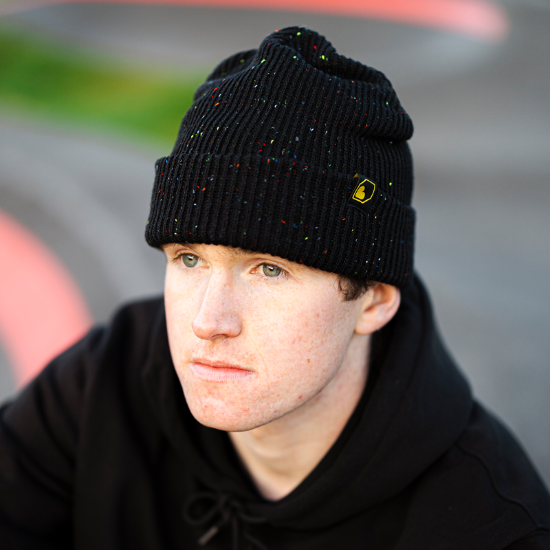 Burgtec Smuggler's Beanie - Black Speckle-3