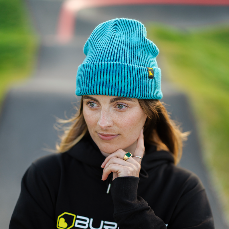 Burgtec Bootleg Beanie - Tempo Teal-5