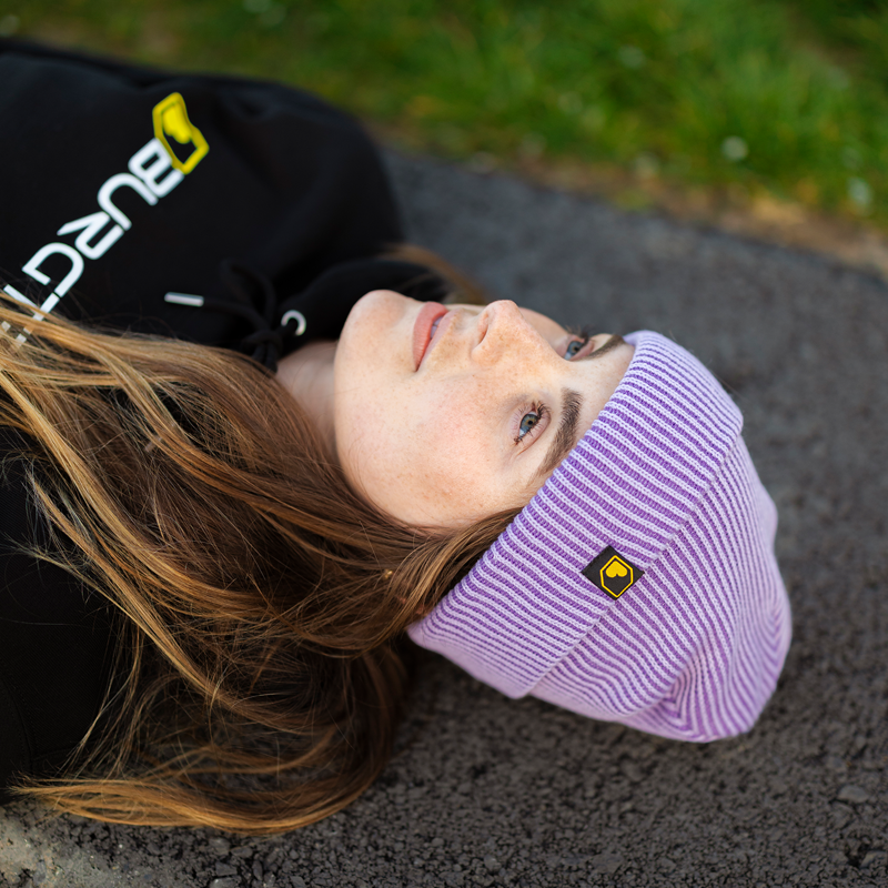 Burgtec Bootleg Beanie - Lilac Breeze-4
