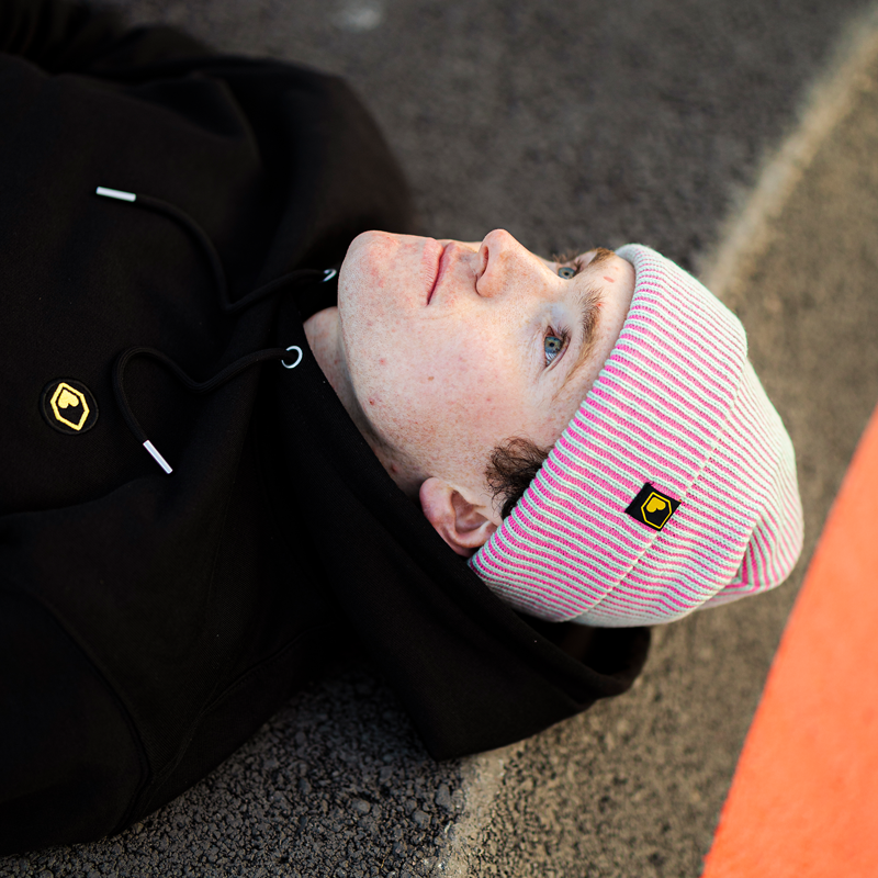 Burgtec Bootleg Beanie - Strawberry Twist-5