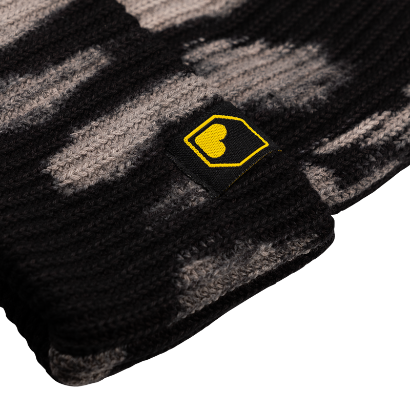 Burgtec Mobster Beanie - Black Eclipse-1