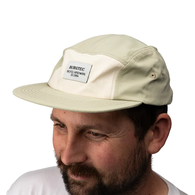 Burgtec Courier Five Panel Cap - Pistachio Cream