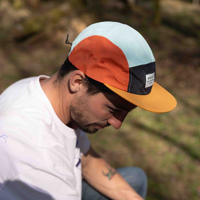 Burgtec Courier Five Panel Cap - Sweet Mustard-2