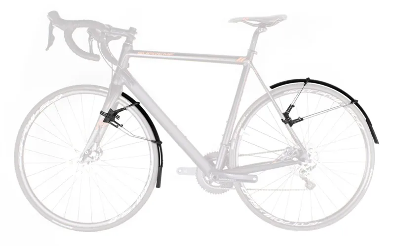 SKS Raceblade Pro XL Stealth Series Mudguard Set - Matt Black-1