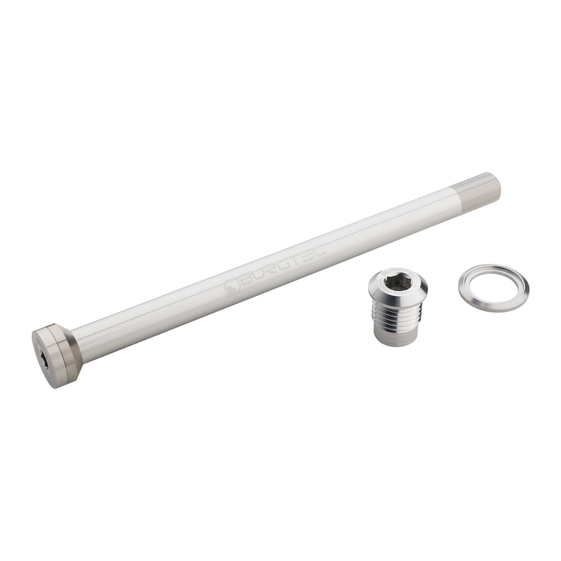 Burgtec Amflow 174mm Rear Axle - Rhodium Silver