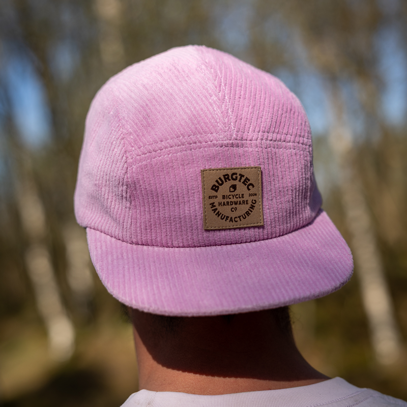Burgtec Bandit Corduroy Five Panel Cap - Candyfloss-5