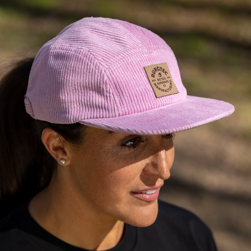 Burgtec Bandit Corduroy Five Panel Cap - Candyfloss-7