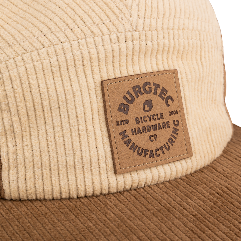 Burgtec Bandit Corduroy Five Panel Cap - Grandad-2