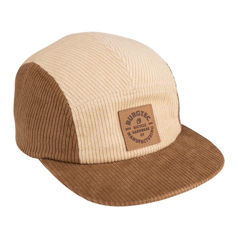 Burgtec Bandit Corduroy Five Panel Cap - Grandad