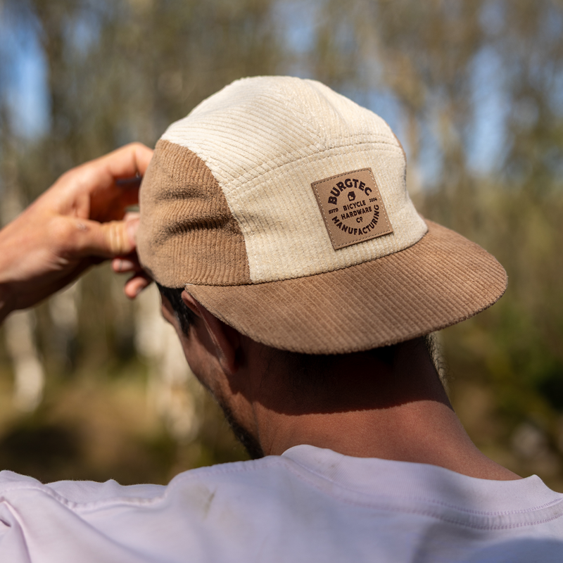 Burgtec Bandit Corduroy Five Panel Cap - Grandad-5