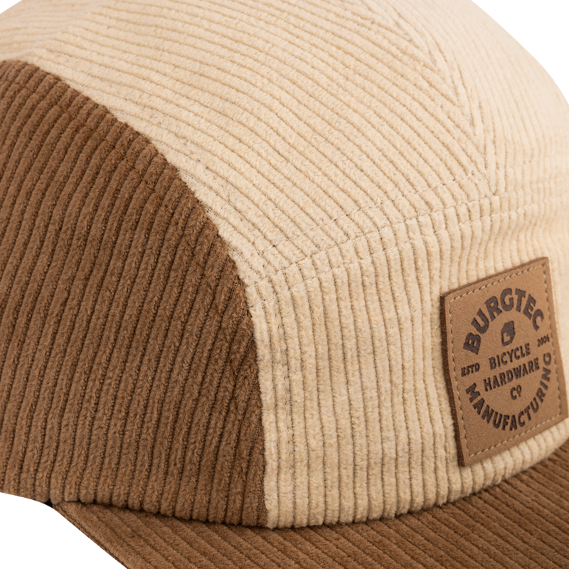 Burgtec Bandit Corduroy Five Panel Cap - Grandad-3