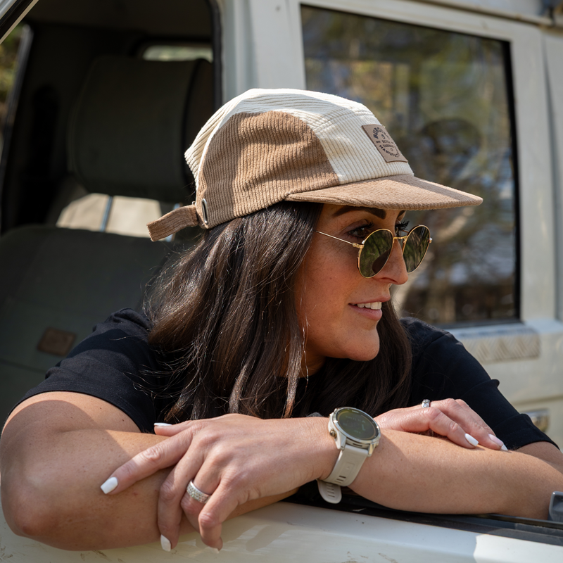 Burgtec Bandit Corduroy Five Panel Cap - Grandad-7