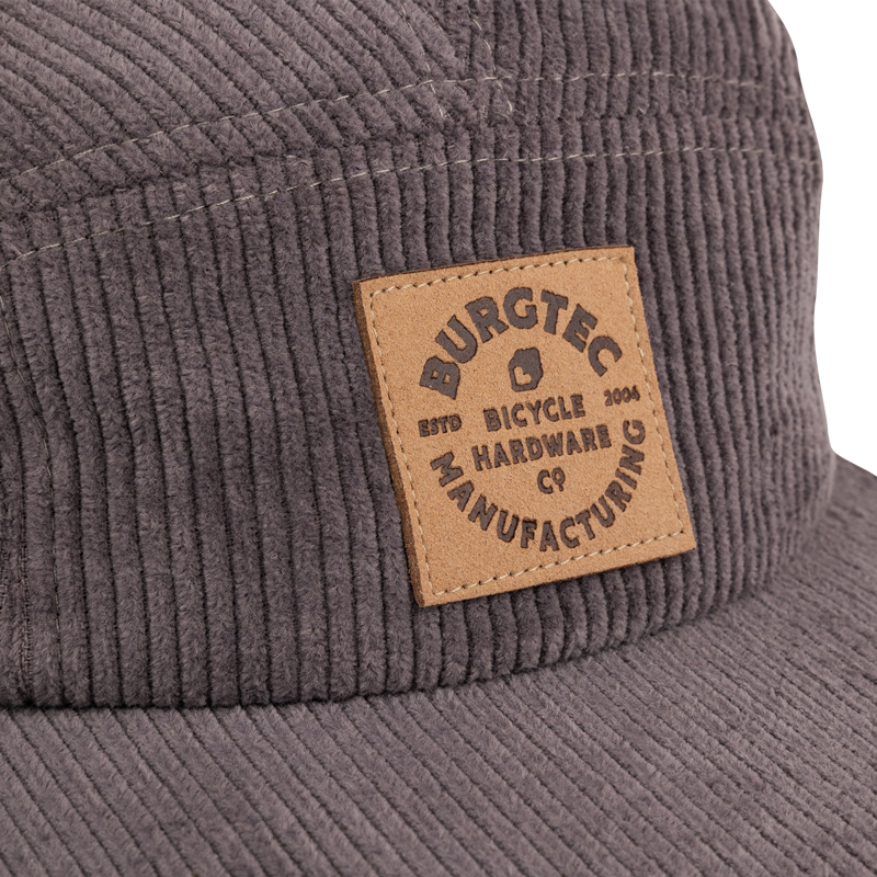 Burgtec Bandit Corduroy Five Panel Cap - Slate-2