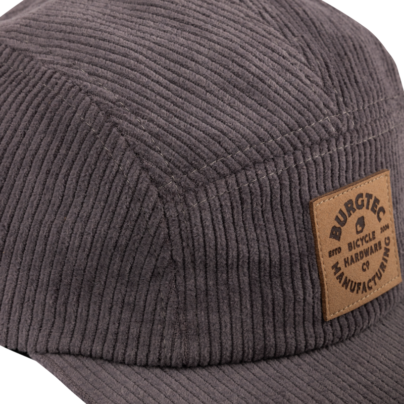 Burgtec Bandit Corduroy Five Panel Cap - Slate-3