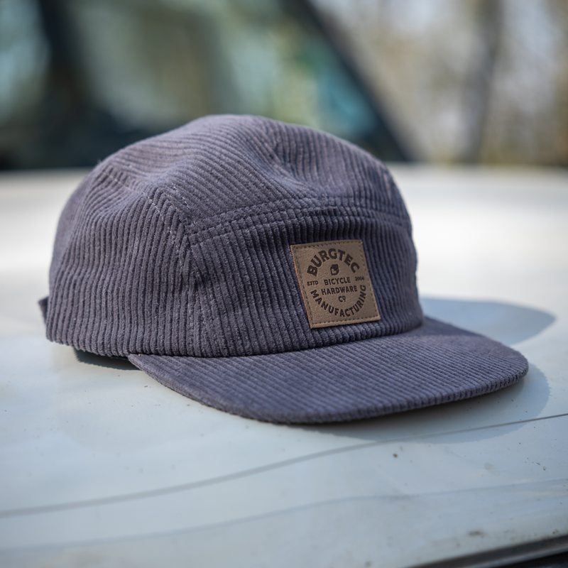 Burgtec Bandit Corduroy Five Panel Cap - Slate-6