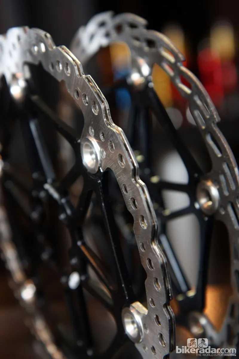 Hope V4 Vented 6 Bolt Floating Rotor - Black-1