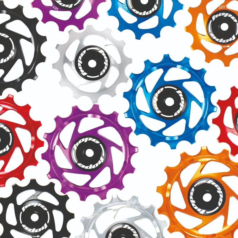 Hope 14/ 12 Teeth SRAM Eagle Jockey Wheels - Pair - Purple-1