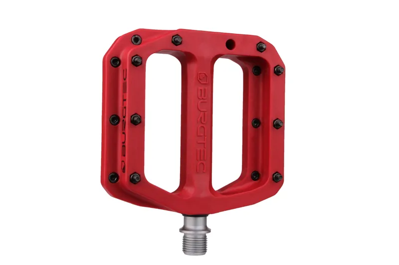 Burgtec MK4 Composite Platform Pedals - Race Red